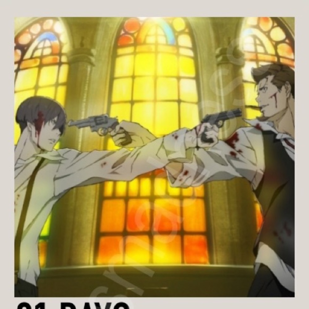 91 Days Anime Keychain